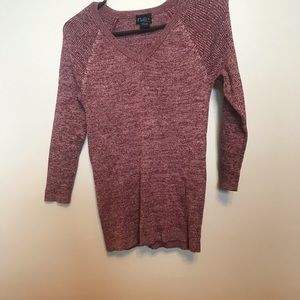 Cute long fitted Rue Plus Size Sweater